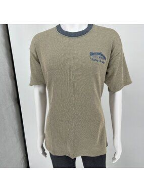 Vintage Cal Cru 1990s "Boulder Station Food & Beverage" Ribbed T-Shirt (XL)